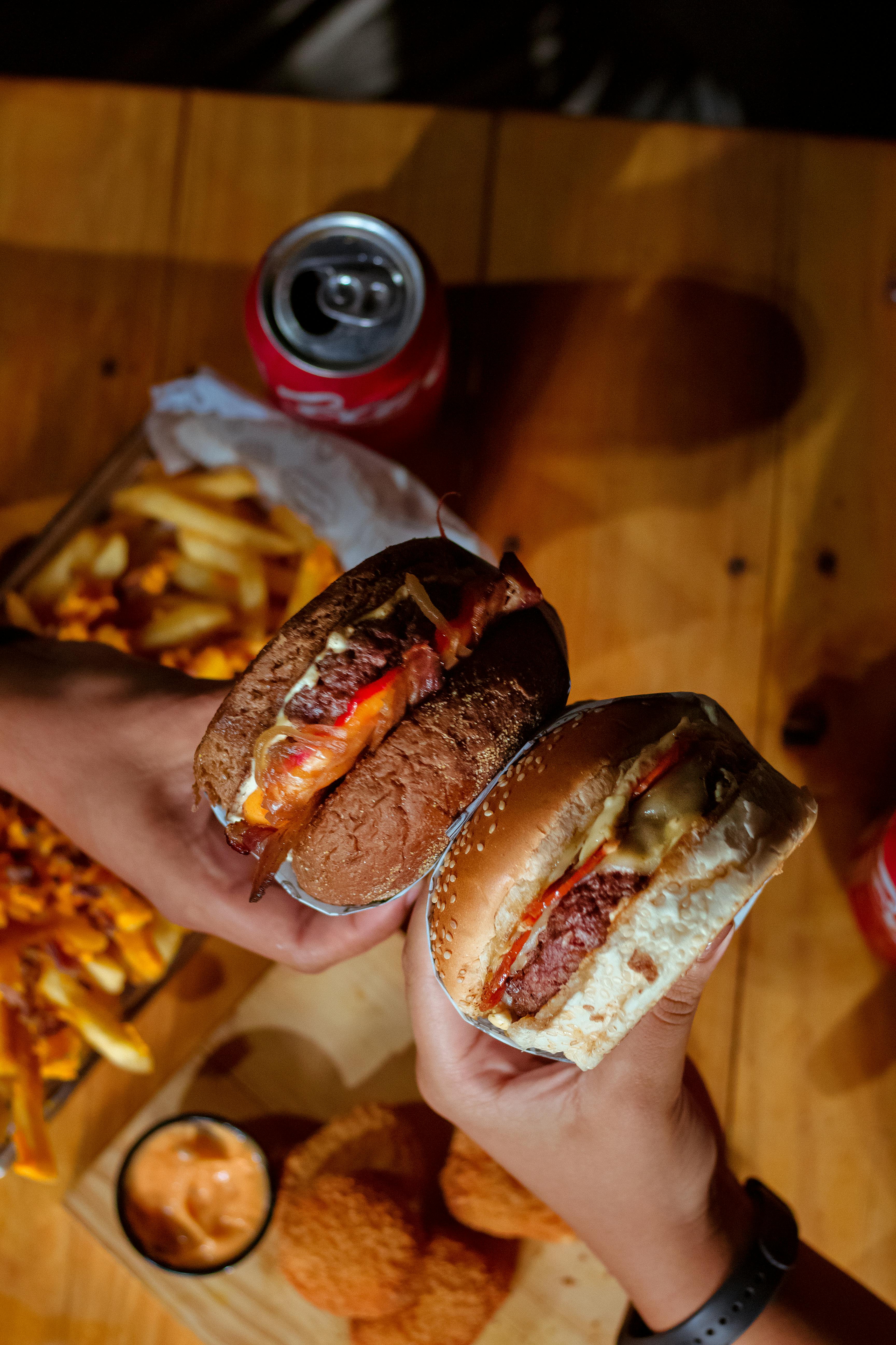 Burger mit Pommes Kalorien